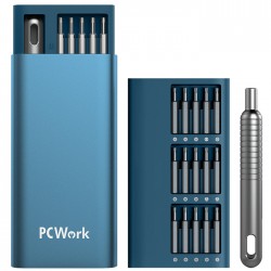 PCWork PCW08A Κατσαβίδι με 30 μύτες για επισκευές κινητών, tablet κλπ.